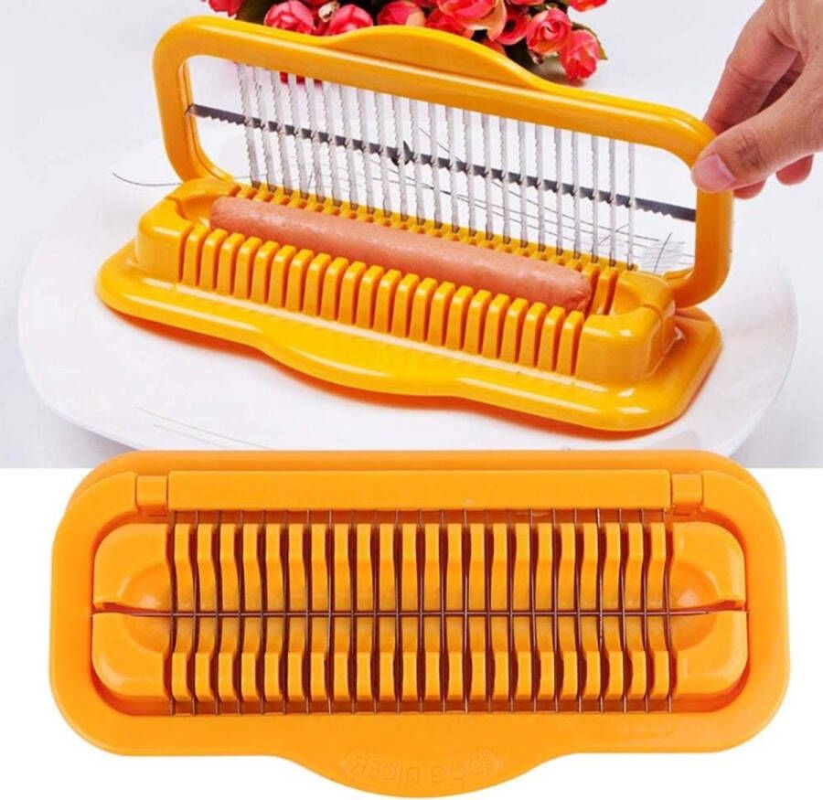 Allecto plus Multifunctionele Hot Dog Worst Snijder Keuken Tool voor het Snijden van Hot Dogs