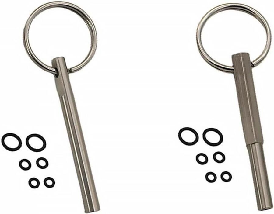 Allecto Plus Ovaal hoofdsleutel met sleutelhanger voor koffiezetapparaat reparatietools schroeven verwijderaar Jura Krups Siziliana AEG