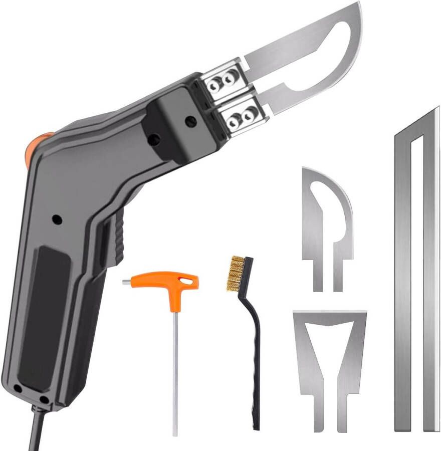 Allecto Plus Piepschuimsnijder met hete draad 300W 0-600 °C Professionele snijder voor stoffen 3 messen EPS EPP KT EVA PU rubber stof spons Snijmachine met hittegereedschap