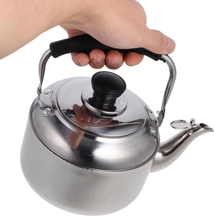 Allecto Plus RVS Waterkoker voor Inductie Kookplaat en Elektrische Theepot Modern Design met Infusers Elektrische Waterkoker met Ketel Theeketel van Roestvrij Staal