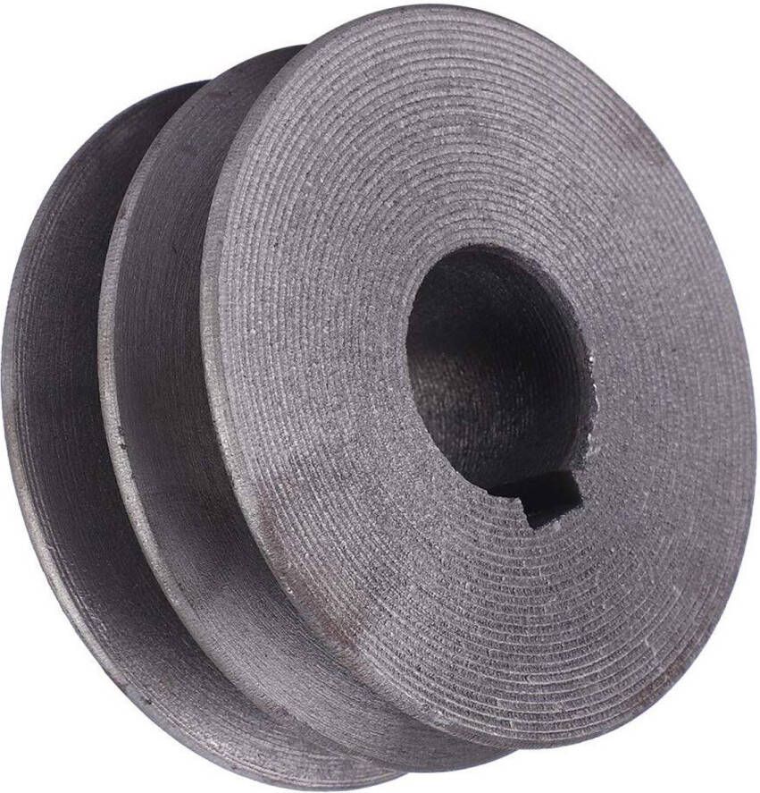 Allecto Plus Stalen katrolwiel voor snijmachine 72 mm Dubbele U-groef Motor 7 x 7 x 3 cm