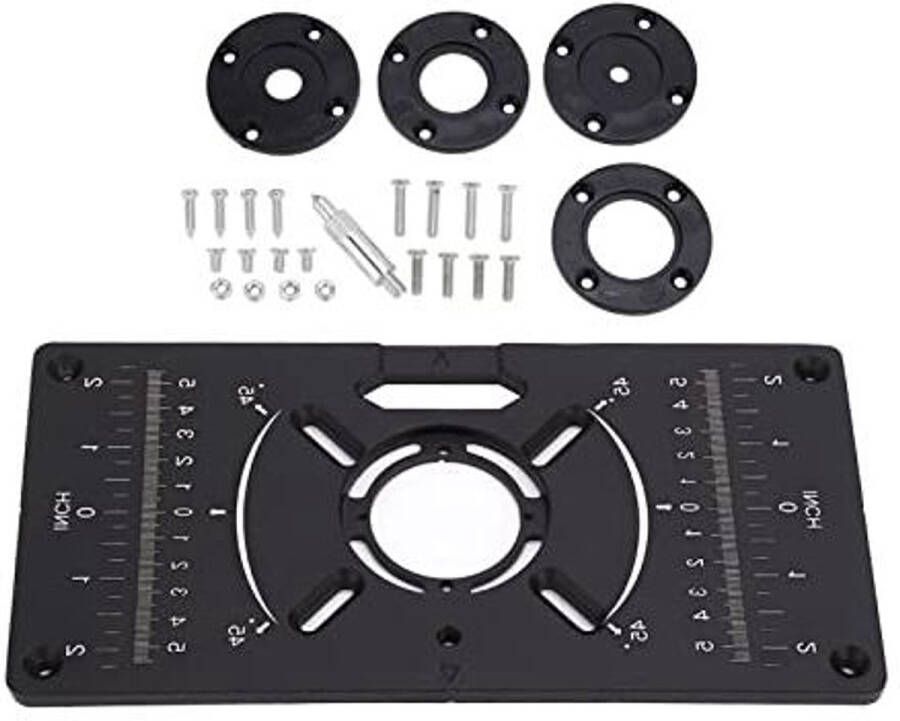 Allecto plus Universele Freestafelplaat Snijmachine Flipboard Zwart