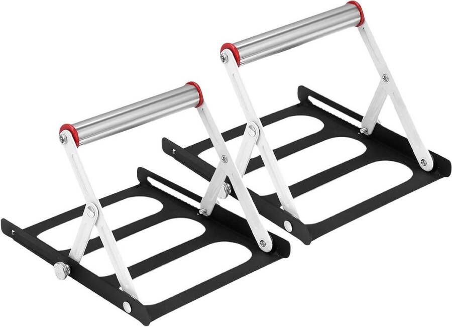 Allecto plus Verstelbare Snijmachine Steunframe (2 stuks) voor Metaal en Hout