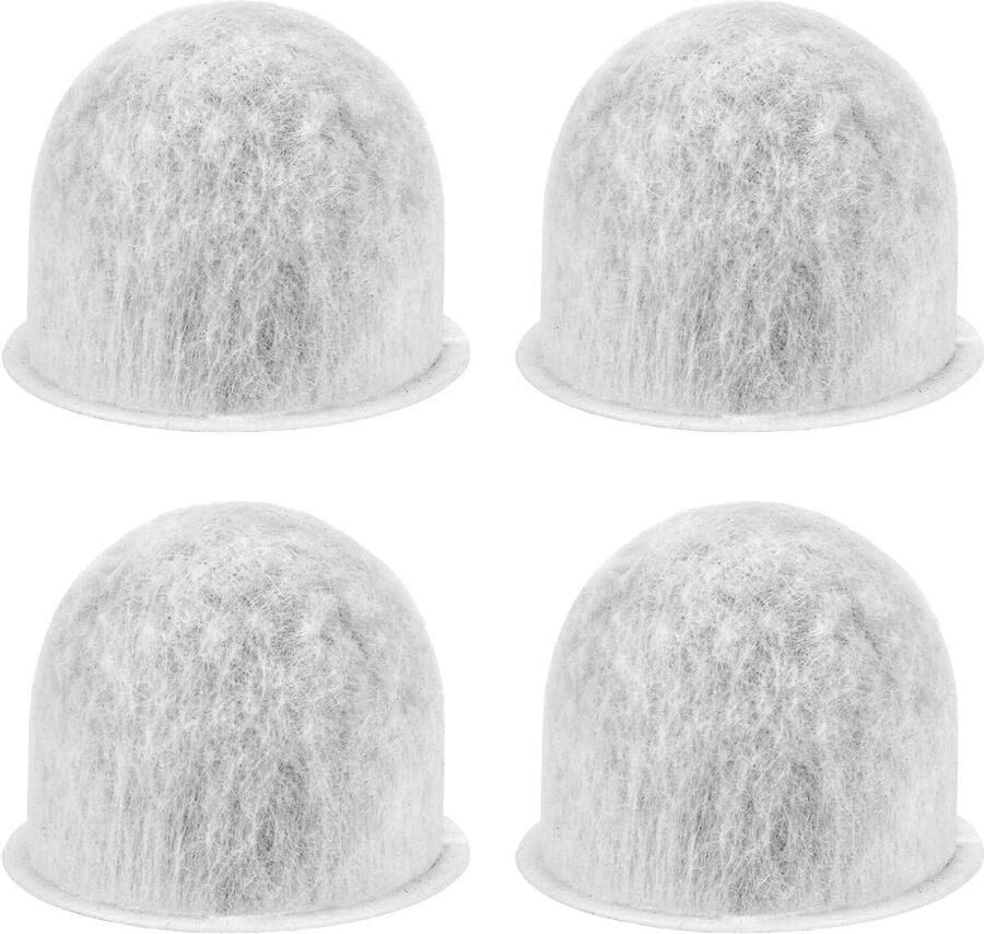 Allecto plus Waterfilterpods voor Koffiezetapparaat (4 stuks) Voor Wolf Gourmet WGCM100S WGCM110S WGCM120S Koolstoffilter Vervanging Accessoires