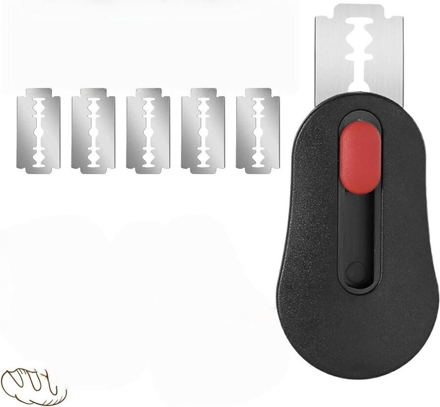 Premium Broodsnijder met 5 messen voor bakkersdeegmodellen Snelle en nauwkeurige broodsnijder met markeringsmessen Ideaal voor het snijden van rauw brood