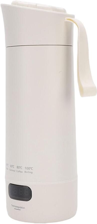 Allecto Reis Waterkoker Compact 400ml Ingebouwde Temperatuurweergave Voor Buiten 300W Lichtgewicht Handig voor Kamperen