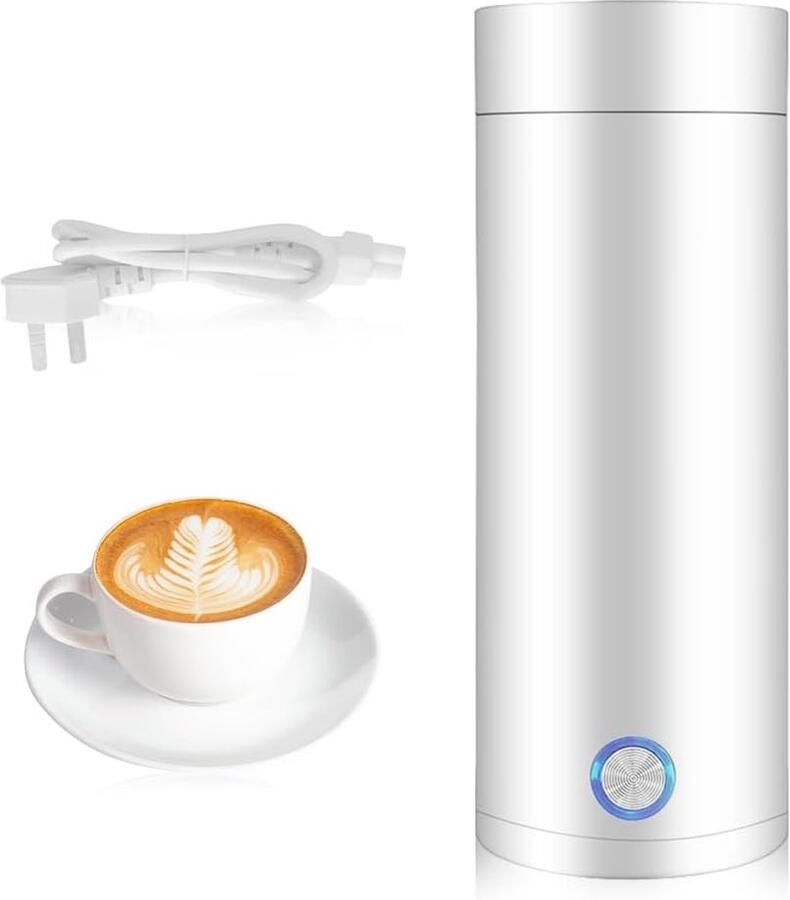 Allecto Reisketel Klein Mini Waterkoker Snelle Verwarming 400ml Roestvrij Stalen Binnenzijde Voor Thee Melk Koffie Roze