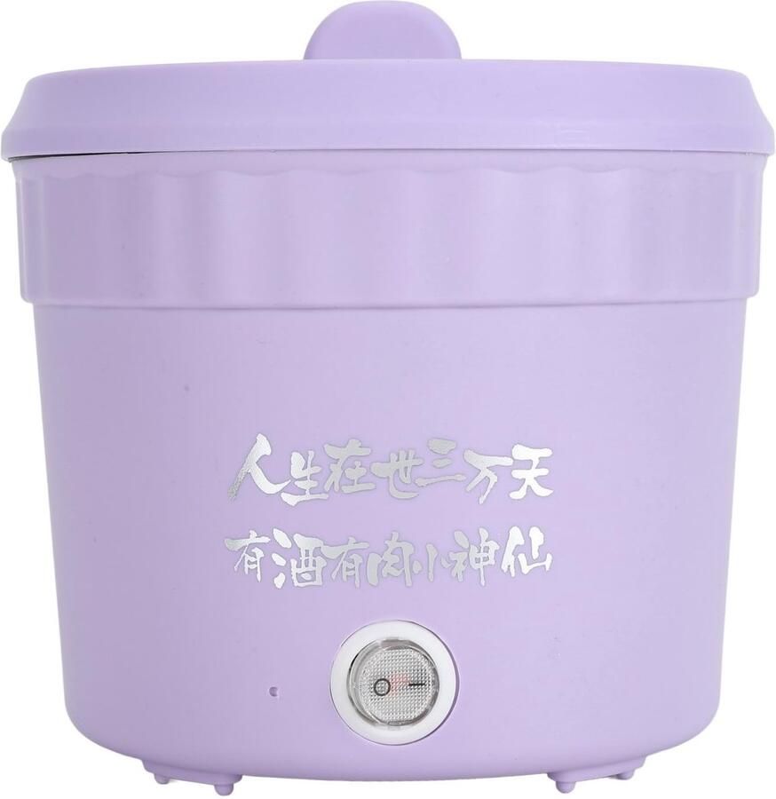 Allecto Rijstkoker Mini-rijstkoker 1 2 Liter Gezond koken Draagbare Rijstmaker Multifunctionele Elektrische Hete Pot Snelle Noedelskoker