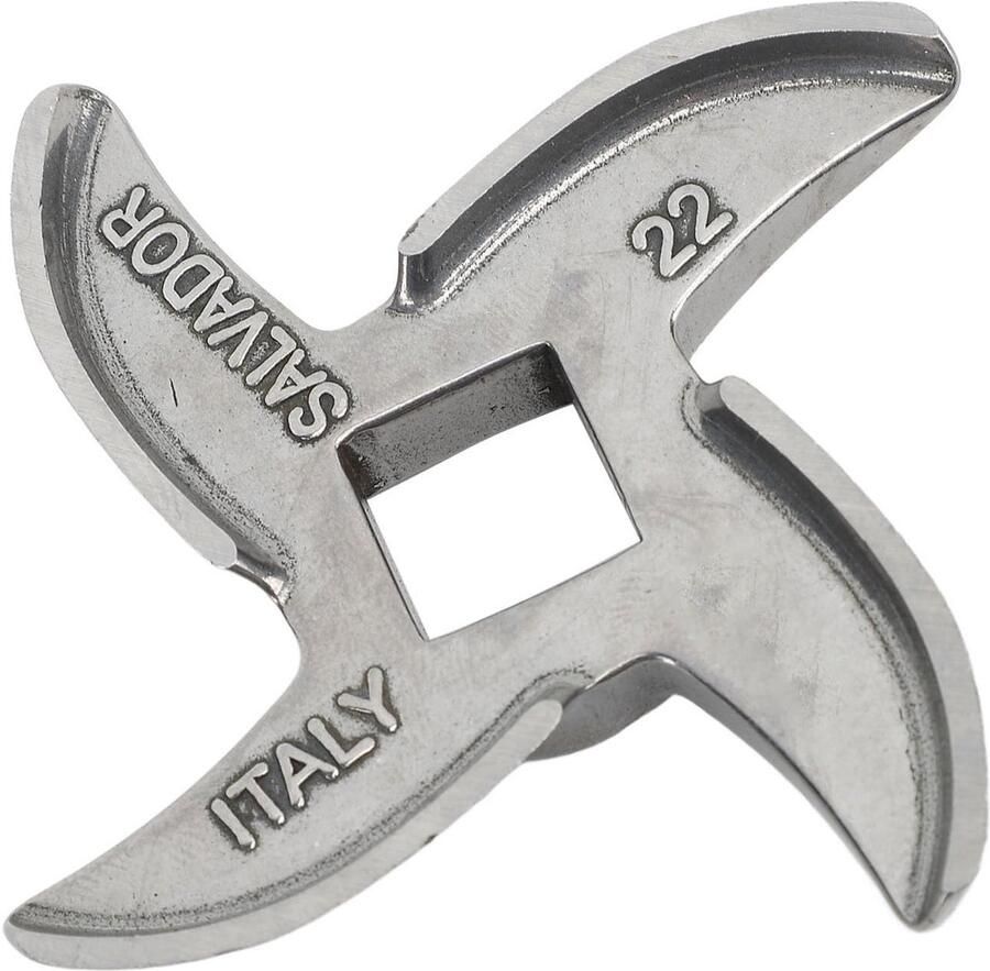 Allecto Roestvrijstalen Vleesmolenmes Nauwkeurig Snijden Veilig en Betrouwbaar Multifunctioneel Accessoire Handmatige Vleesmolen Geschi