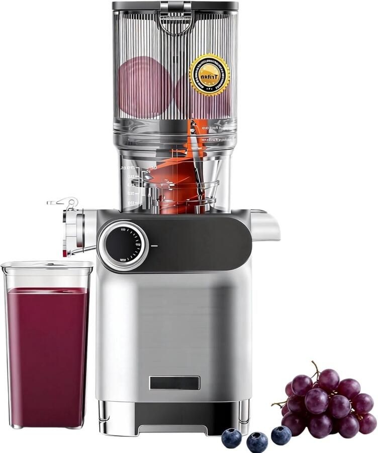 Allecto Sapcentrifuge Slow Juicer 200W Hoge sapopbrengst BPA-vrij Gemakkelijk schoon te maken Geschikt voor fruit en groenten Vulas Robuuste schroef 110mm Tritan Groen AliExpress 6