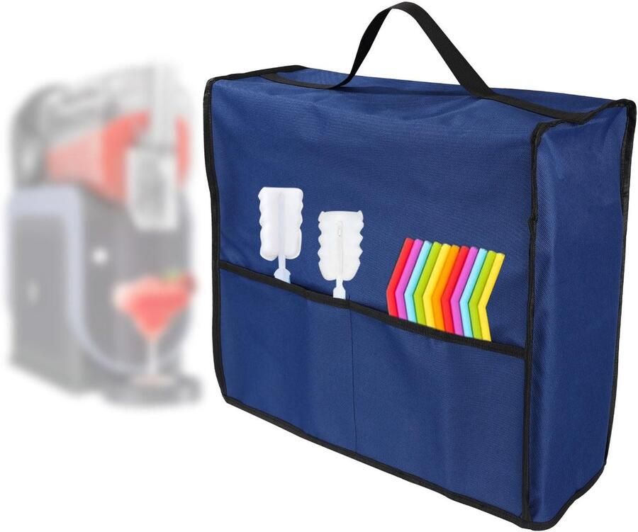 Allecto Slushie Machine Ninja FS301 Professioneel Waterdicht Blauw Stofhoes Opbergruimte Geschikt voor Ninja Slushie Beverage Machine