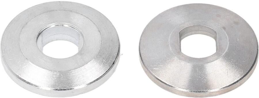 Allecto Snijmachine Drukplaat Hardmetaal Set van 2 Gecementeerde Carbide Geschikt voor Aluminium 10in Verstekzaag