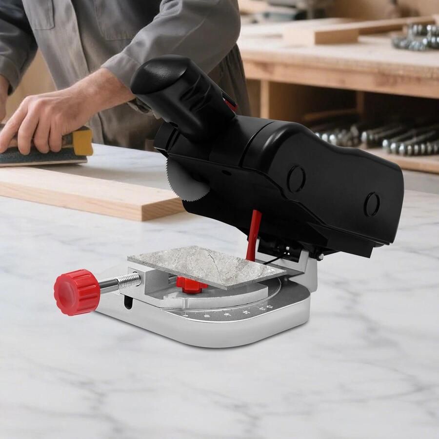 Allecto Snijmachine Gebogen snijmachine Profielsnijder 220V EU-stekker Mini-radiaalzaag Zware decoupeerzaag 6000 RPM 90 W Geschikt voor AliExpress 1420cycli