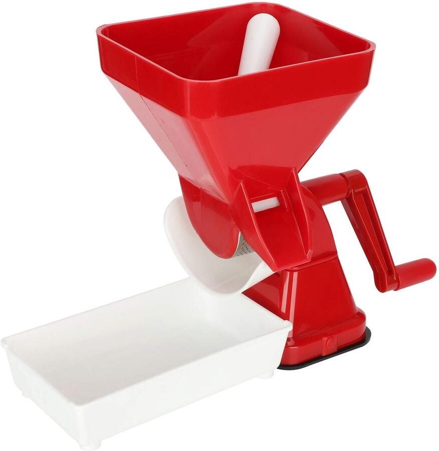 Allecto Tomatenpers Handmatig Roestvrij staal Salsa Maker Zelfgemaakte saus Appelmoes Sapmaker Rood model