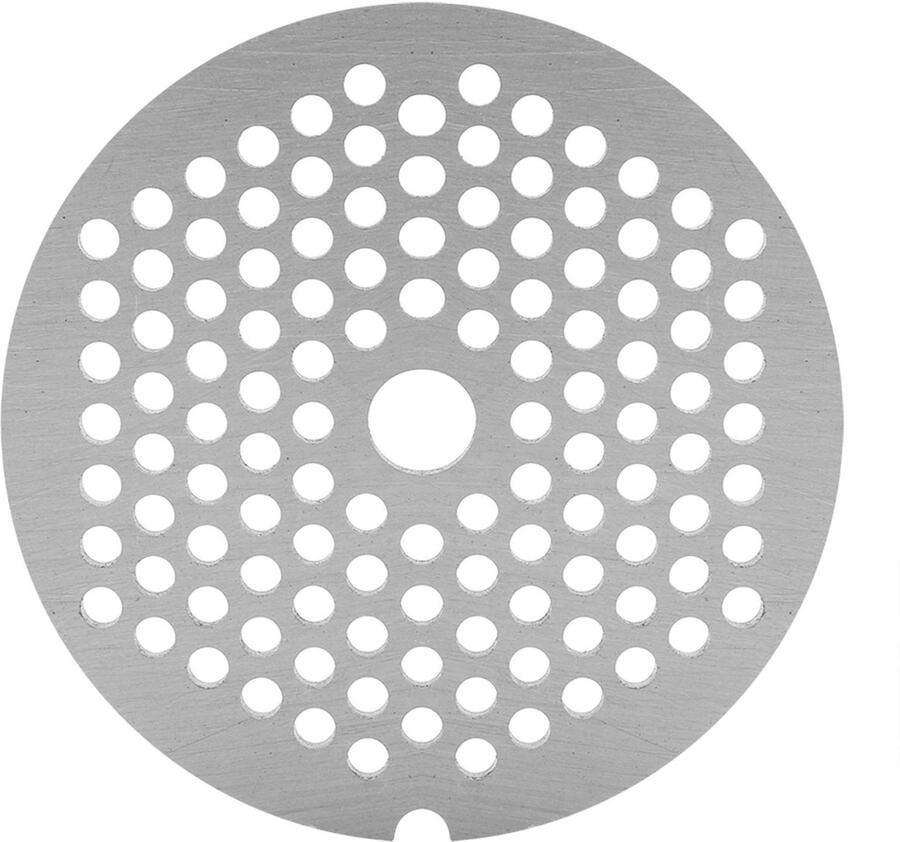 Allecto Vervangende Plaat Disc Blade Vleesmolen Accessoire Roestvrij Staal Snijschijf 3mm Geschikt voor Gehaktmolens 62 8mm