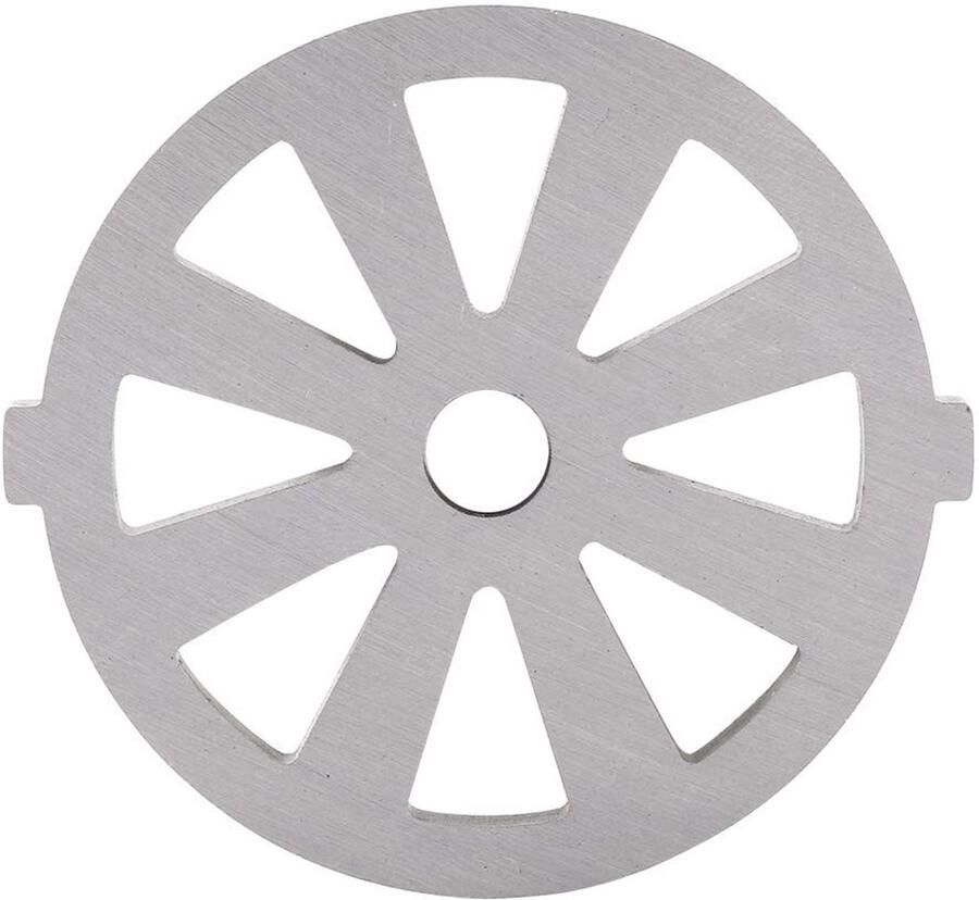 Allecto Vleesmolen Keukenmachine RVS 7mm Gat Vervanging Voedselverwerking Zilver Universeel Keukenmachine-onderdeel