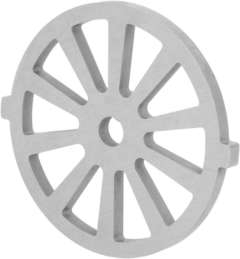 Allecto Vleesmolen Plaat Vleesmolen Accessoires Roestvrij Staal Vervangend Mes Geschikt voor Vlees 60 Gram