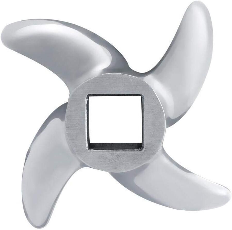 Allecto Vleesmolen RVS Vervangmes Keukenaccessoires 22# Grinder Snijmes Accessoires Zilver Vervanging