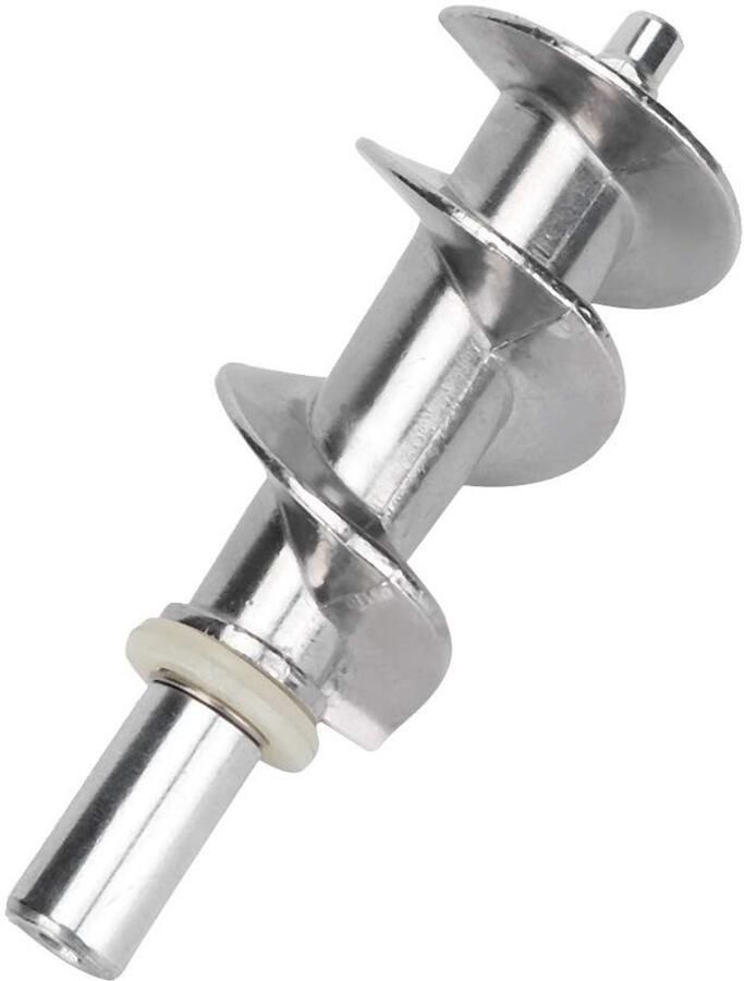 Allecto Vleesmolen Schroef Langere Kwaliteit Roestvrij Staal Duurzaam en Veilig Geschikt voor Elektrische Vleesmolens Thuis Keuken Acce