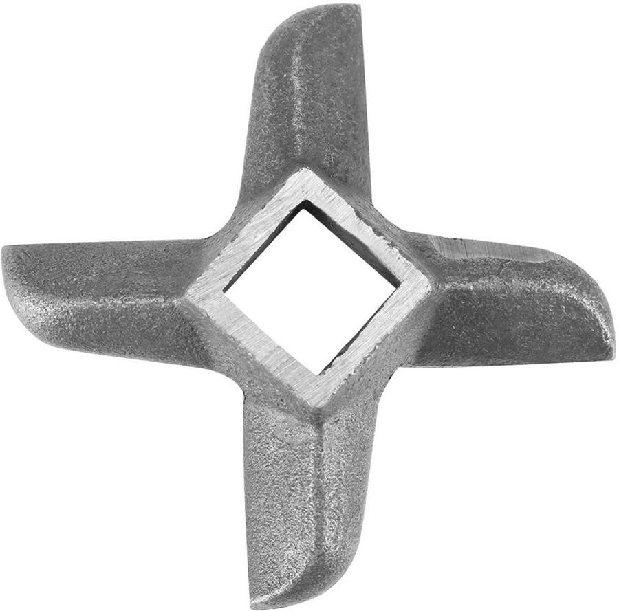 Allecto Vleesmolenmes Roestvrij Staal Mes voor Vleesmolen Vervanging voor Molen Voor Vlees Hakken in Keuken Zwart Keukenaccessoire