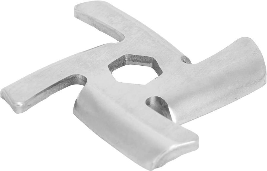 Allecto Vleeswolf Accessoires RVS Kruisbreekplaat Sterke Kwaliteit Elektrische Vleesmolen Reserveonderdelen Geschikt voor Mixers Univ