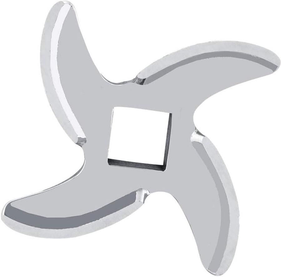 Allecto Vleeswolf Mes RVS Vleesmolen Stevig en Duurzaam Reserveonderdelen Eenvoudig te Vervangen Keuken Vlees Snijder Geschikt voor M