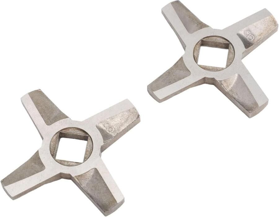 Allecto Vleeswolf Messen Roestvrij Staal Duurzaam Geschikt voor Universele Vleesmolen Keuken Gereedschap Vervangingsmes Kruidenierswa