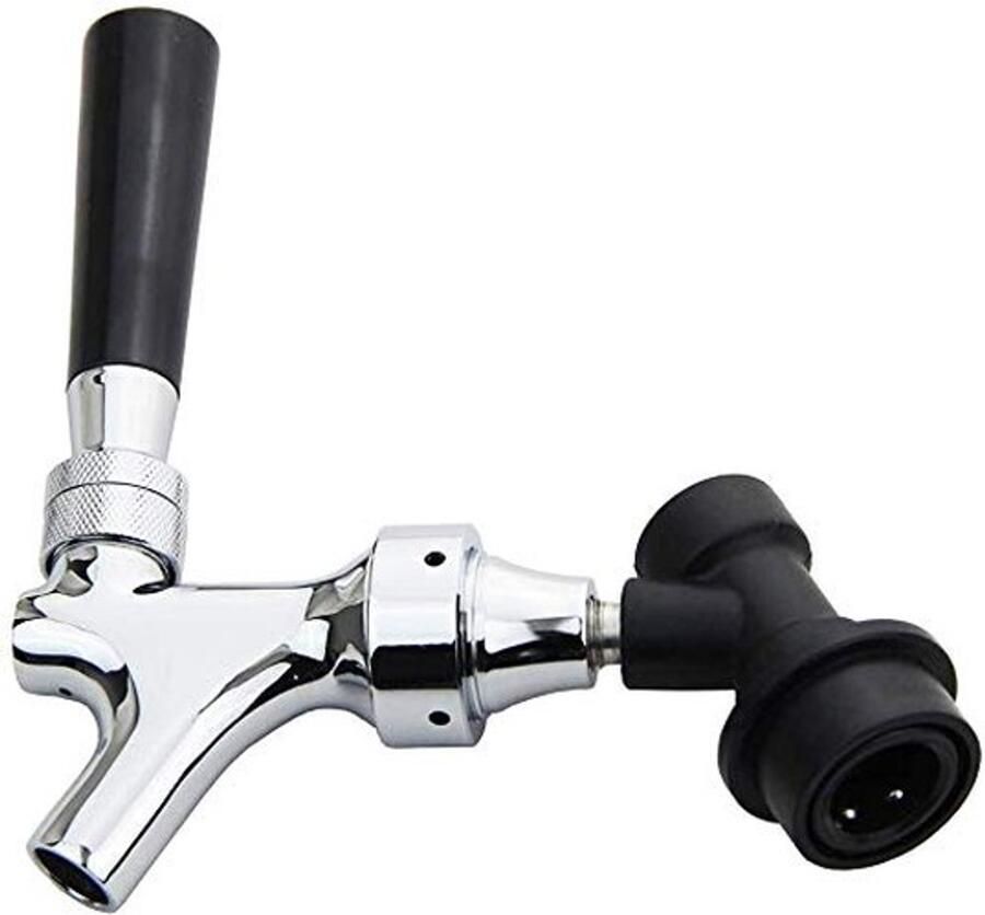 Dailygoods Roestvrijstalen Keg Coupler met Kogelsluiting voor Thuisbrouwerij