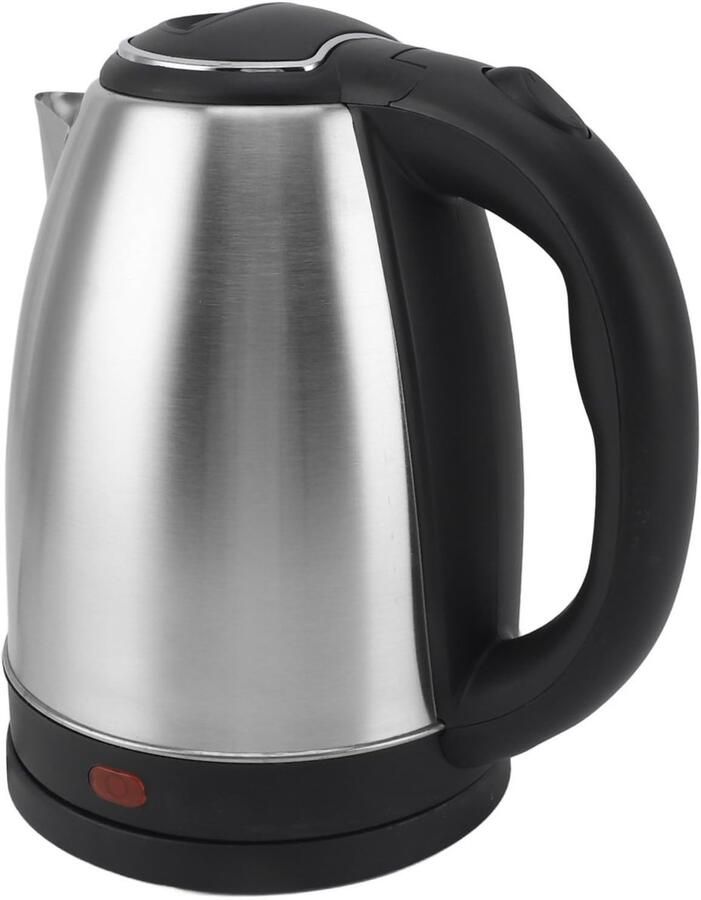 Allecto Waterkoker 2 Liter Automatische Uitschakeling Roestvrij Staal Snelwaterkoker Voor Thee Koffie Havermout Zilver