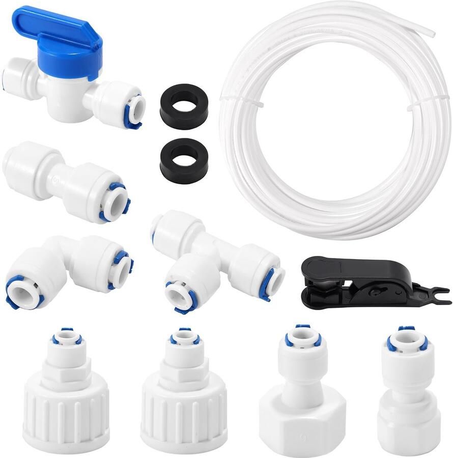Allecto Waterpijp set PE buis Fittingen 15m IJs machine Koffiezetapparaat Koelkast