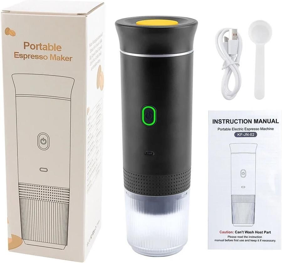 Allero Draagbare Capsule Koffiemachine Draagbare Espresso Machine Koffiemaatje Portable Espresso Machine 3-in-1