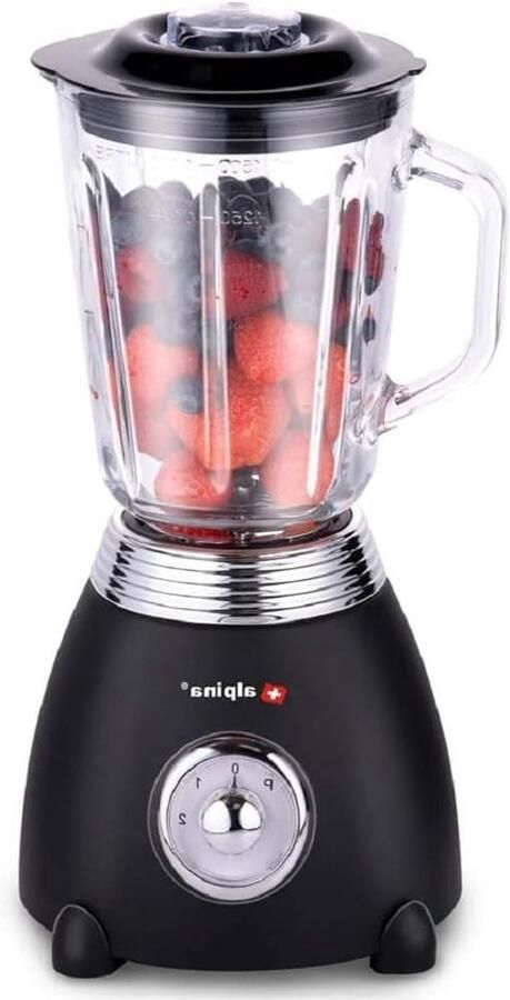 Alpina Blender glass jug 1.5 l 3 levels 230 V 500 W 50 60 Hz black
