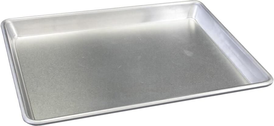 Aluminium Bakpan Bakplaat Broodjespan Bakken en Serveren NSF-getest 457 x 33 cm Zilver