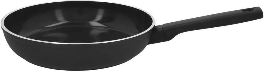 Aluminium Bakpan Koekenpan Bakken en braden Robuust bakeliet handvat 24 cm Zwart