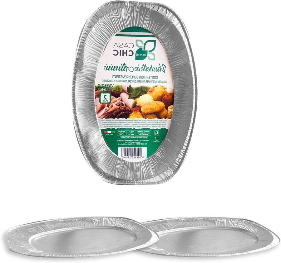 Aluminium Bakplaat Dienblad Bakvorm Serveren en Koken Hittebestendig Materiaal 35x24x1.5 cm Aluminium