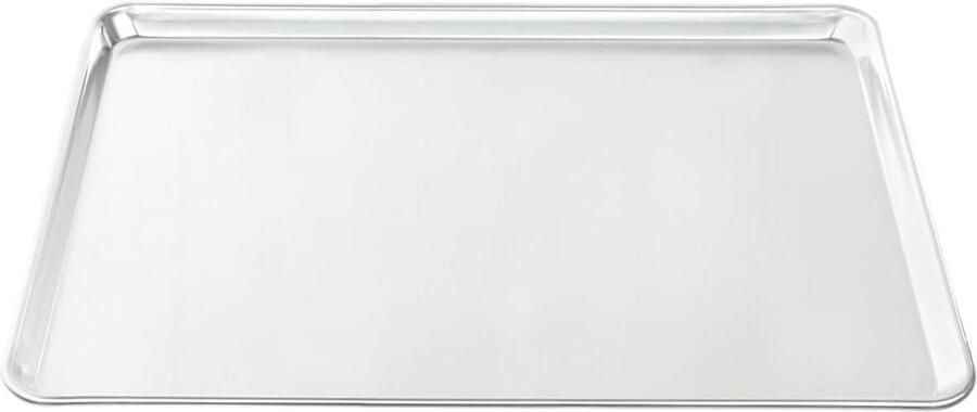 Aluminium Bakplaat Oven Plaat Pan Professioneel Bakken Zware Aluminium Constructie 66 x 46 cm Zilver