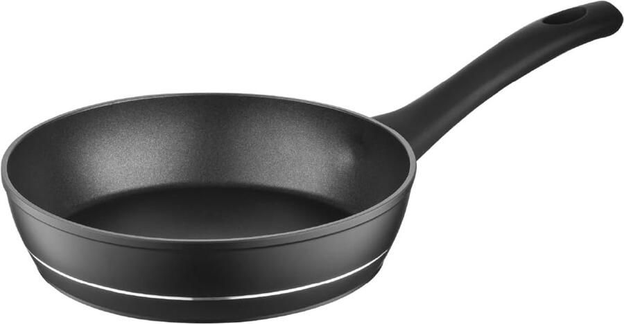 Aluminium Braadpan 20 cm met Inductiebodem Krasbestendig en Antiaanbaklaag