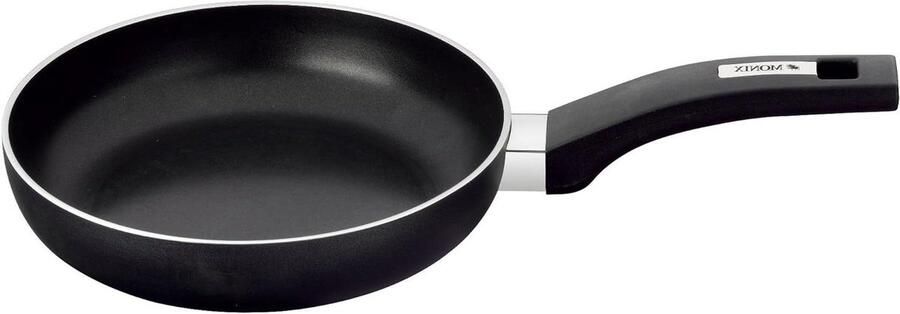 Aluminium Braadpan Koekenpan Dagelijks Koken Antiaanbaklaag 22 cm Zwart