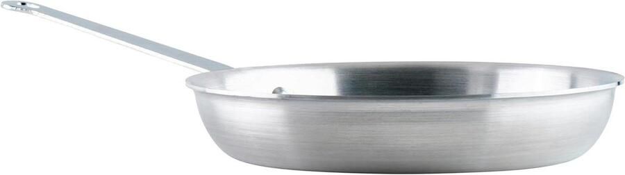 Aluminium Braadpan Koekenpan Koop Professioneel Koken Voorgevormde Rand 25 cm Zilver