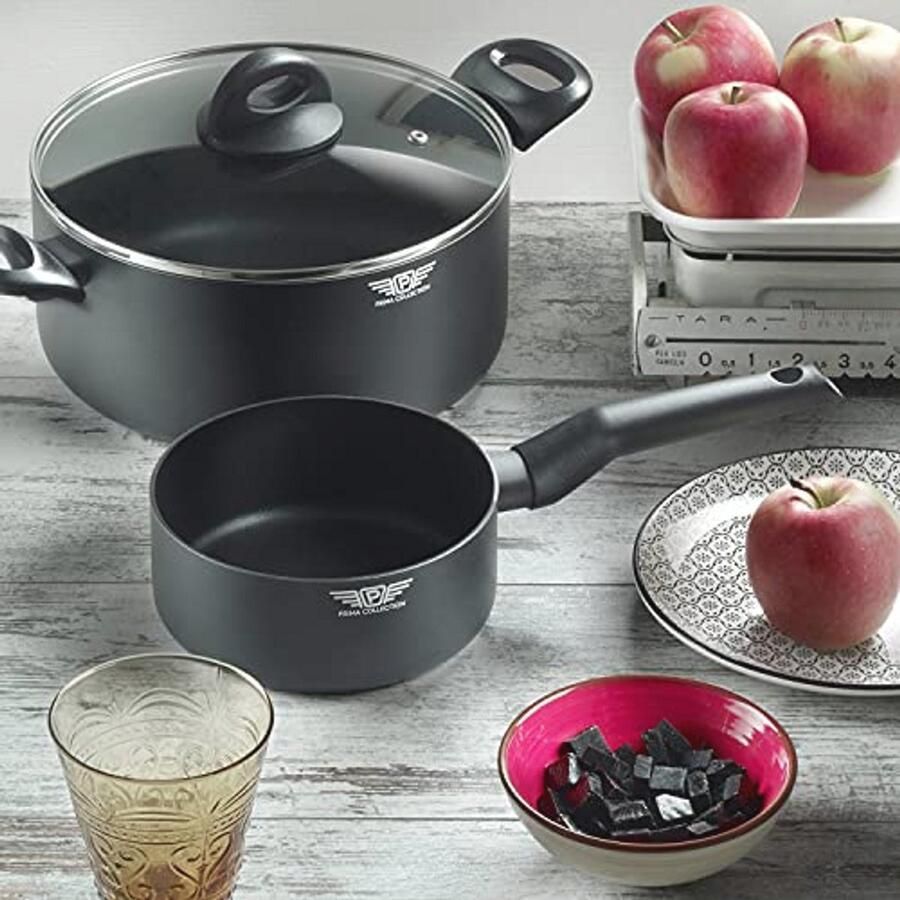 Aluminium Braadpan met Antiaanbaklaag 1 Handvat Geschikt voor Inductie Diameter 16 cm