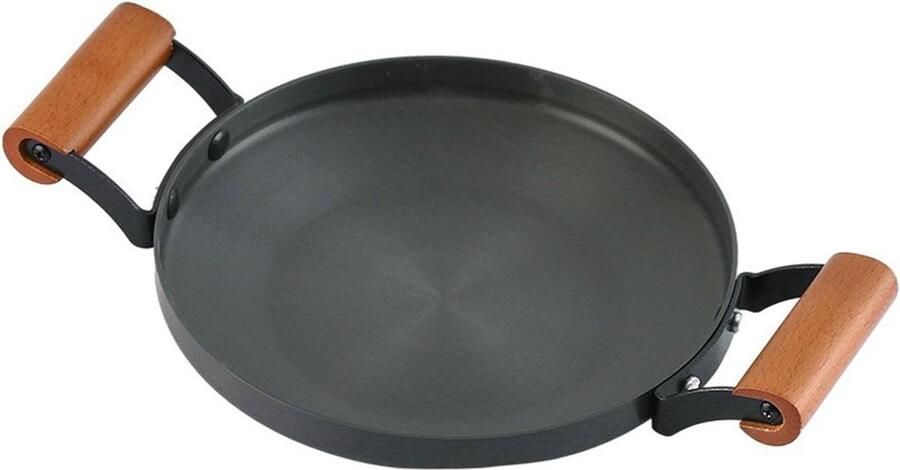 Aluminium Braiser Kookpan Veelzijdig Koken Dubbele Handgrepen 22 cm Zilver