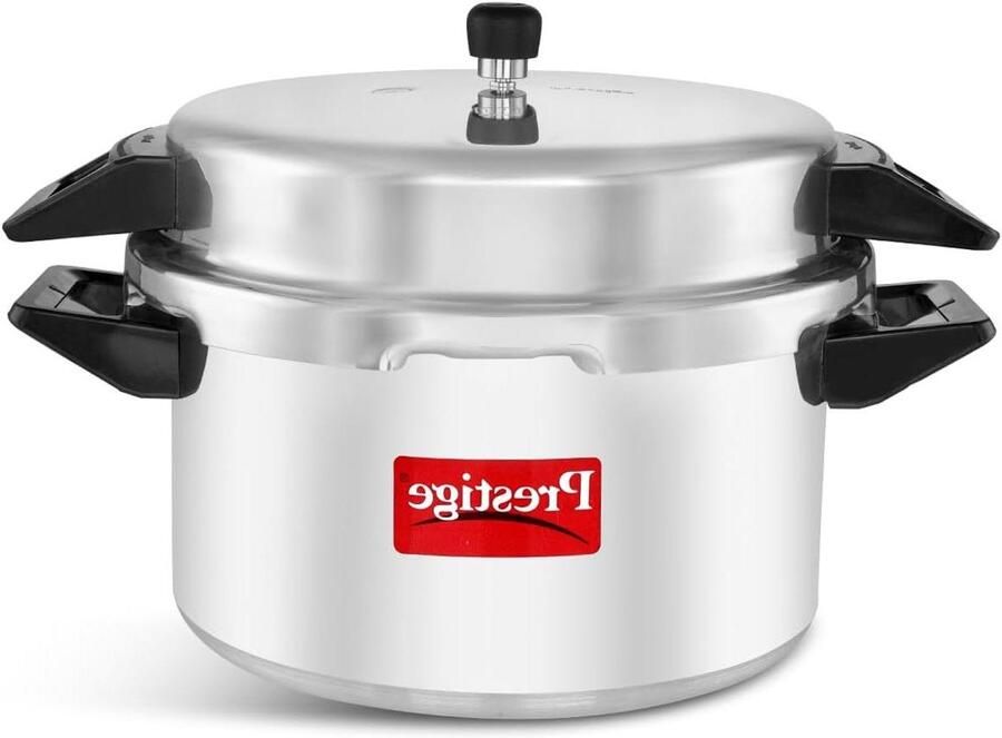 Aluminium Buitenste Deksel Drukpan Snelkookpan Aluminium Snel Koken Buitenste Deksel 16 Liter Zilver
