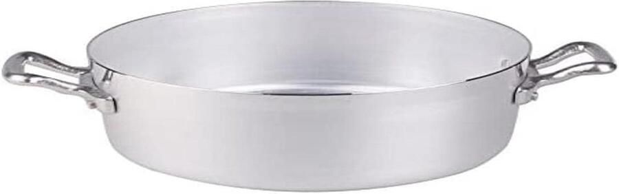 Aluminium Casserole Pan met 2 Handvatten 22 cm Diameter Geschikt voor Gasfornuis