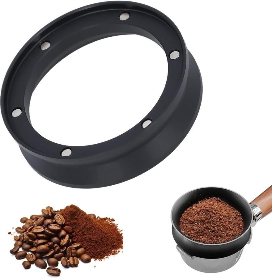 Aluminium Espresso Dispensing Funnel voor 51 53 58mm Portafilters Perfecte Accessoire voor Barista's en Koffieliefhebbers