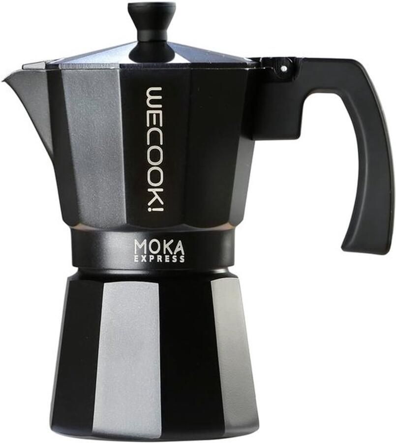 Aluminium Espresso Koffiezetapparaat voor 3 Kopjes met Siliconen Afdichting en Veiligheidsventiel