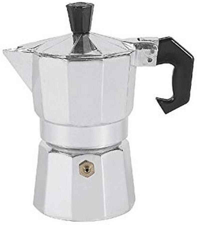Aluminium espressokoker voor 1 kopje – Traditionele espresso bereiding