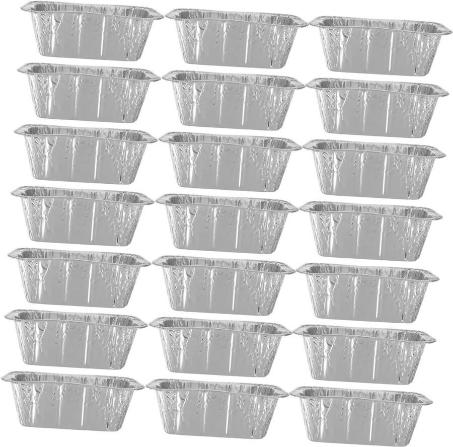 Aluminium Folie Drip Pans Vettenopvangschaal Wegwerp Grillen Schoonhouden Hittebestendig Materiaal 30 Stuks Zilver