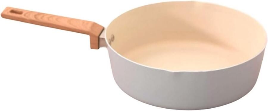 Aluminium Frituur Pan Koekenpan Braying Pan Dagelijks Koken Verdikte Bodem 265 cm Blauw