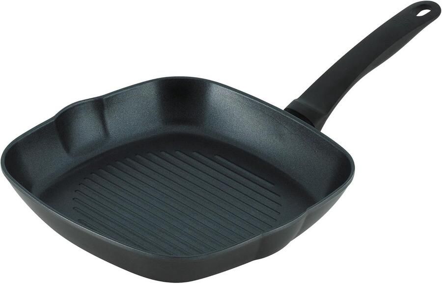 Aluminium Grillpan met Antiaanbaklaag voor Inductie 26 cm