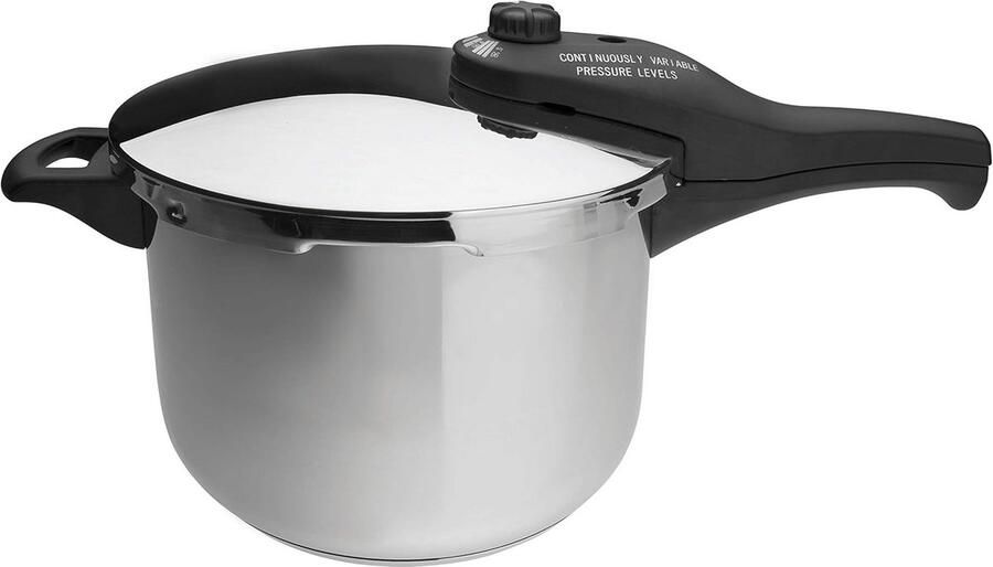 Aluminium Inductie Snelkookpan 4 Liter Inox